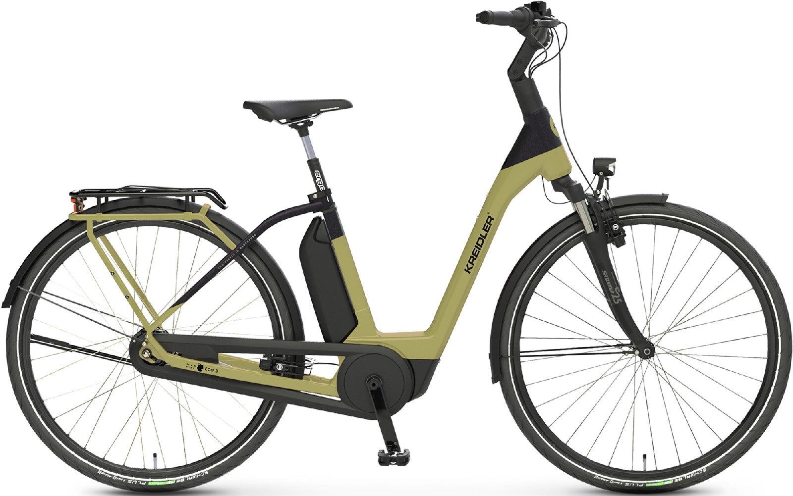 Kreidler Vitality Eco 3 Comfort Rücktritt - 400 Wh / 11 Ah - 2024 - 28 Zoll - Tiefeinsteiger