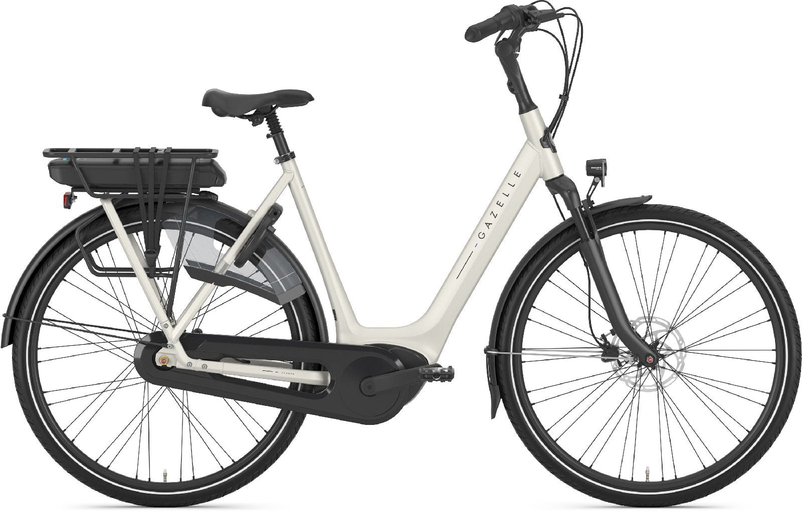 Gazelle Orange C8 - 400 Wh / 11 Ah - 2026 - 28 Zoll - Tiefeinsteiger