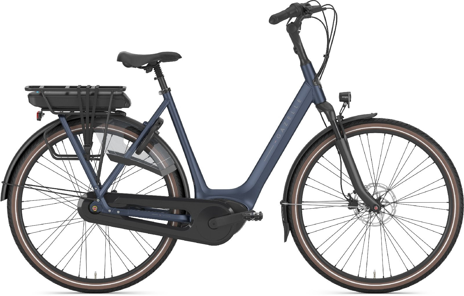 Gazelle Orange C8 - 500 Wh / 13.4 Ah - 2026 - 28 Zoll - Tiefeinsteiger