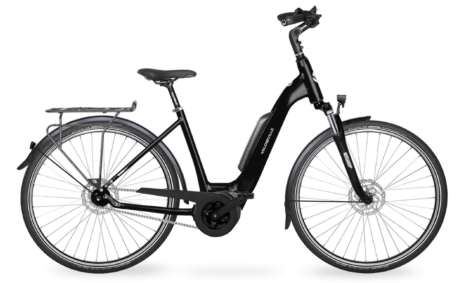 Velo de Ville AEB 200 - 400 Wh / 11 Ah - 2024 - 28 Zoll - Tiefeinsteiger