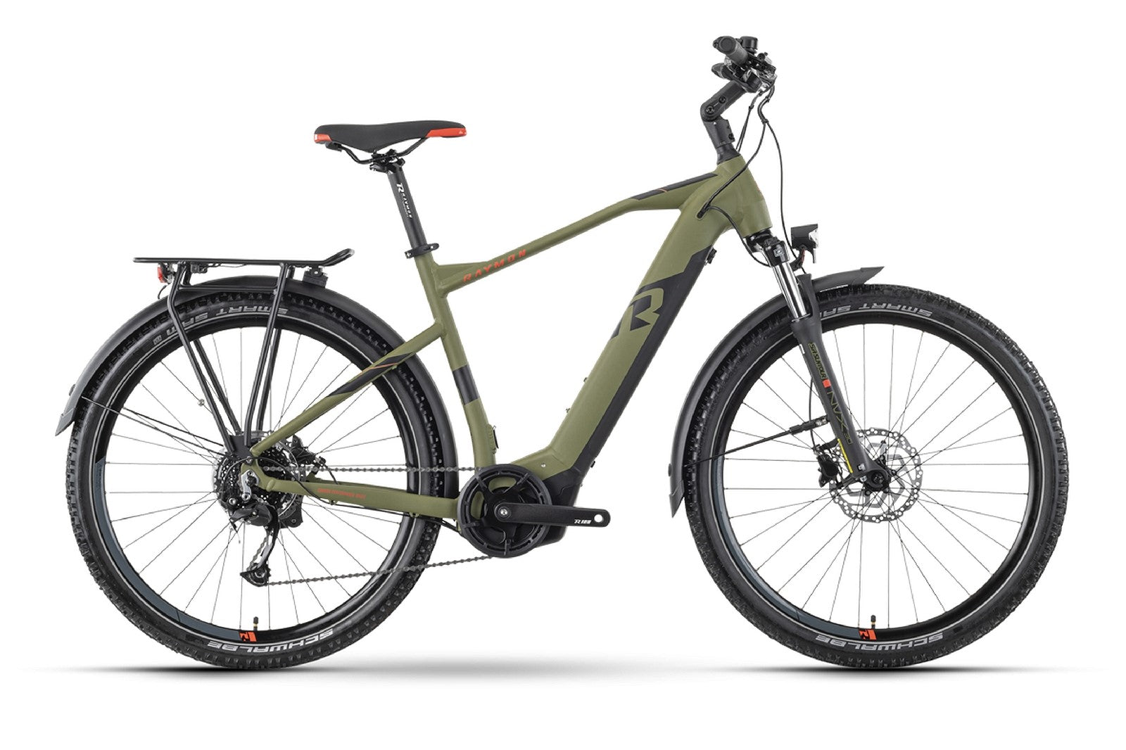 Raymon CrossRay E 5.0 - 500 Wh / 14.5 Ah - 2024 - 27,5 Zoll - Herren