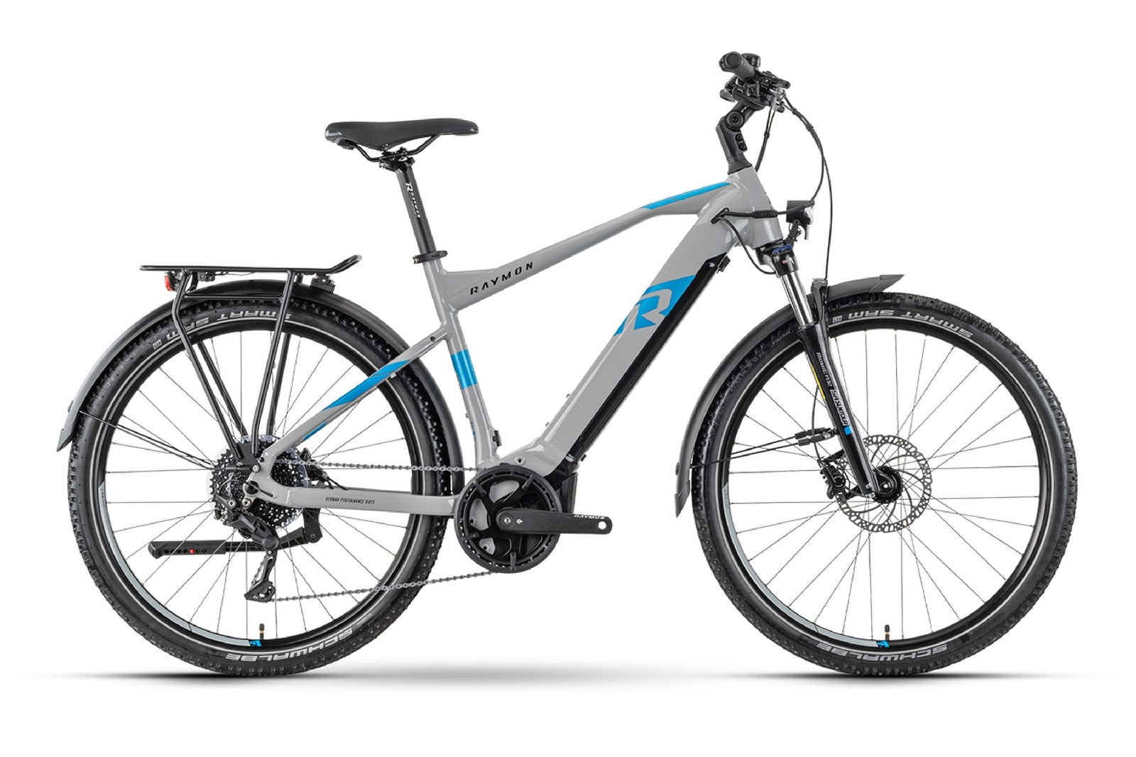 Raymon CrossRay E 6.0 - 630 Wh / 17.5 Ah - 2024 - 27,5 Zoll - Herren