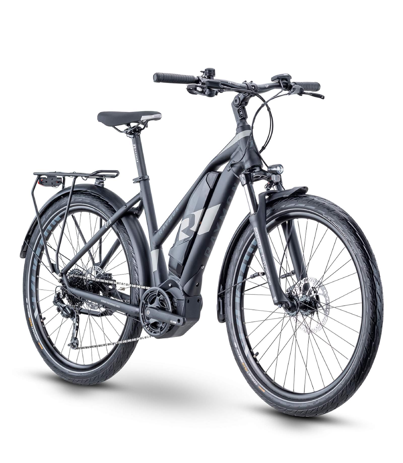 Raymon TourRay E 3.0 - 500 Wh / 14.5 Ah - 2024 - 27,5 Zoll - Trapez