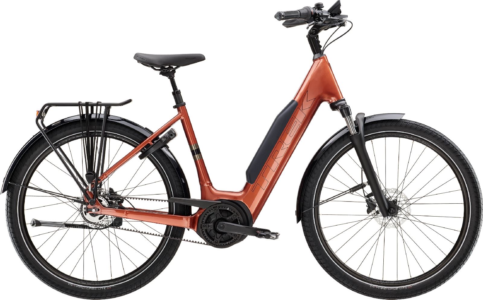 Trek District+ 4 Coaster Lowstep - 800 Wh / 22.2 Ah - 2026 - 27,5 Zoll - Tiefeinsteiger