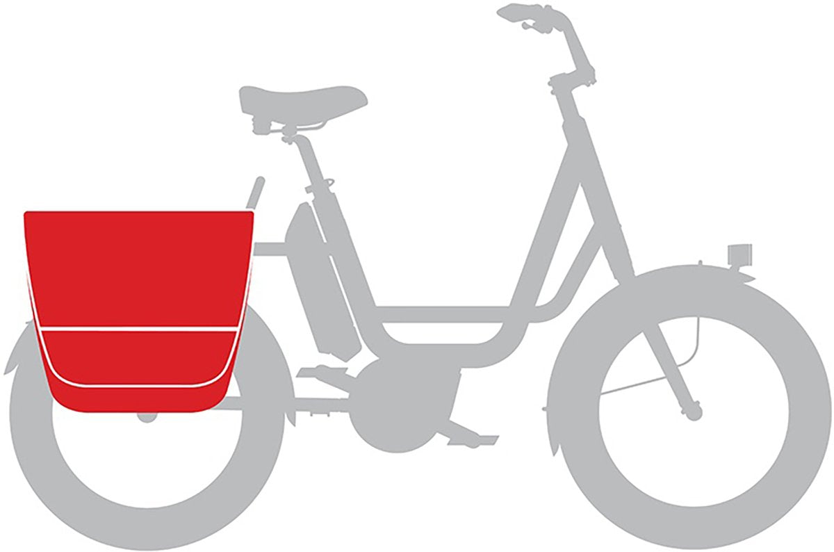 10-15cm x 46 x 42cm City Pannier Bag