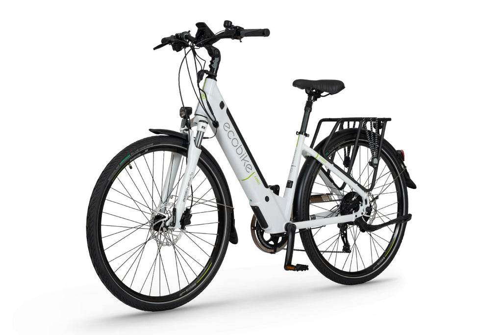 Ecobike XCross White - 630 Wh / 17.5 Ah - 2023 - 28 Zoll - Tiefeinsteiger