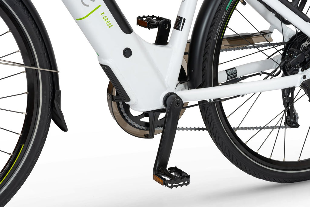 Ecobike XCross White - 630 Wh / 17.5 Ah - 2023 - 28 Zoll - Tiefeinsteiger
