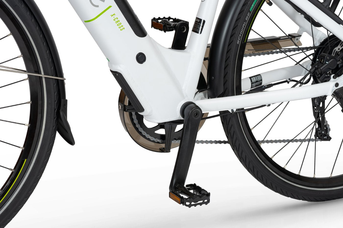 Ecobike XCross White - 630 Wh / 17.5 Ah - 2023 - 28 Zoll - Tiefeinsteiger