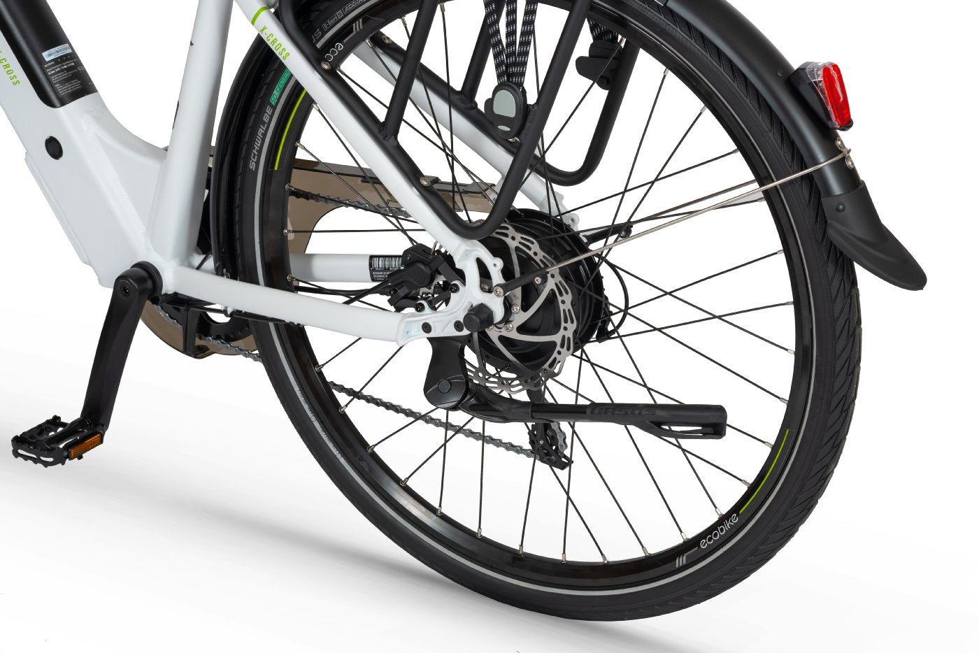 Ecobike XCross White - 630 Wh / 17.5 Ah - 2023 - 28 Zoll - Tiefeinsteiger